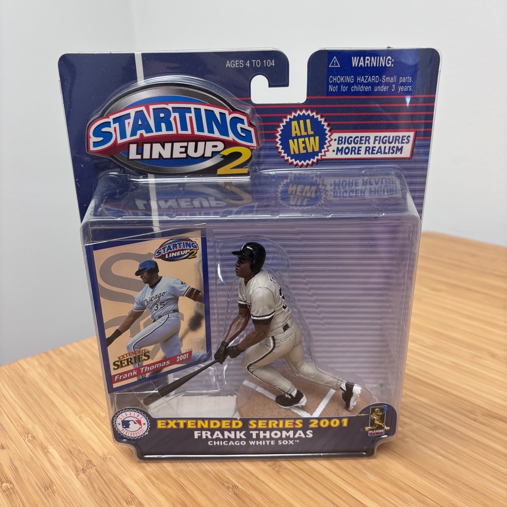 Vintage Hasbro Starting Lineup 2 Frank Thomas White 2001 MLB